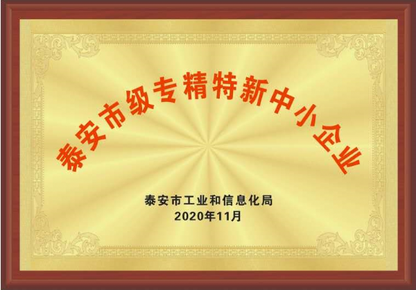 山东嘉云集团荣获专精特新中小企业